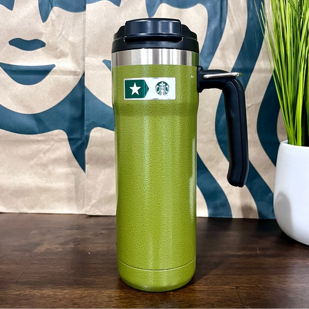 🪖Stanley x Starbucks Military Green Limited Edition Stainless Steel Tumbler NWT